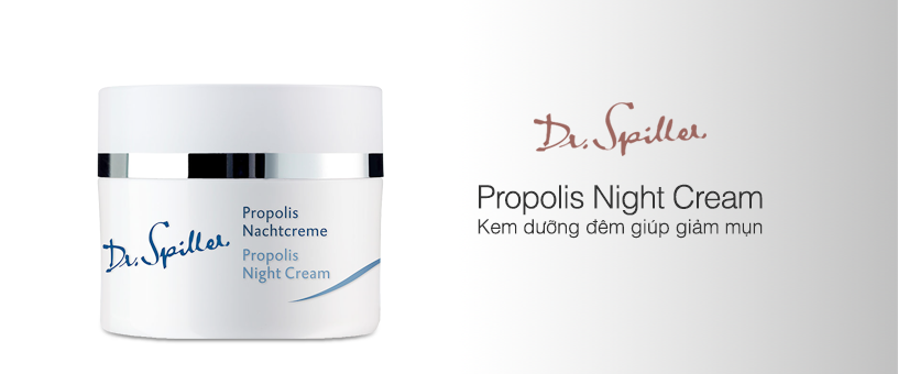 Kem dưỡng đêm giúp giảm mụn Dr Spiller Propolis Night Cream