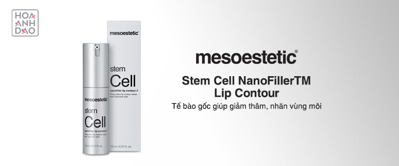 Tế bào gốc giúp giảm thâm, nhăn vùng môi Mesoestetic Stem Cell NanoFillerTM Lip Contour
