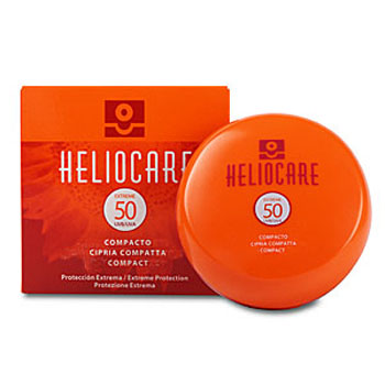 Phấn nền chống nắng màu nâu Heliocare Compact Brown SPF5O