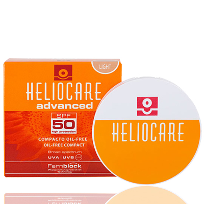 Phấn nền chống nắng màu da Heliocare Compact Light SPF 50
