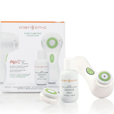 Bộ Rửa Mặt Chăm Sóc Da Mụn Acne Clarifying Collection Clarisonic