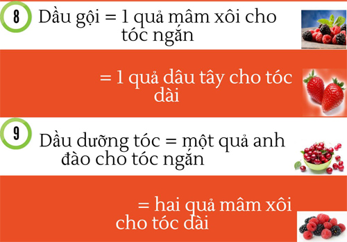 Dùng củ quả để đo lượng mỹ phẩm cần dùng - 4