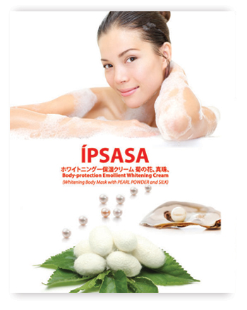 Kem tắm trắng IPSASA chiết xuất ngọc trai và tơ tằm của Nhật