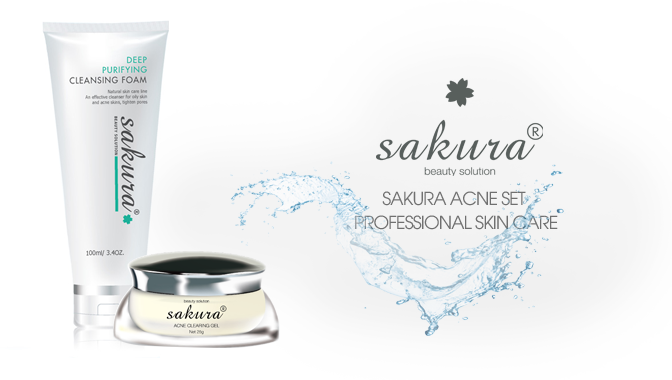 sua rua mat kem tri mun sakura acne clearing gel