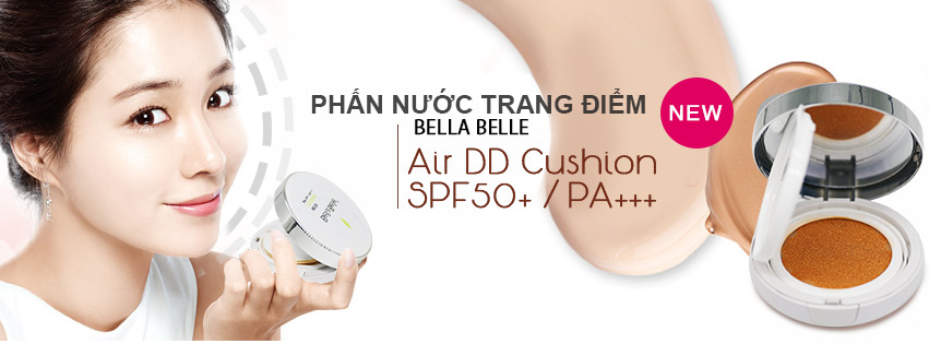 Phấn nước trang điểm Bella Belle Air DD Cushion SPF50+ / PA+++