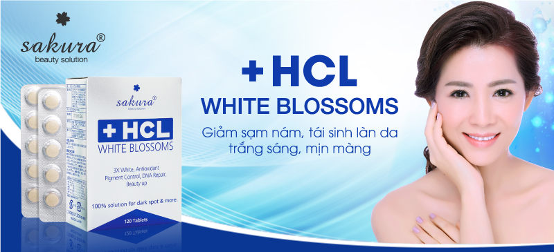 viên uống hỗ trợ giảm nám Sakura HCL White Blossoms