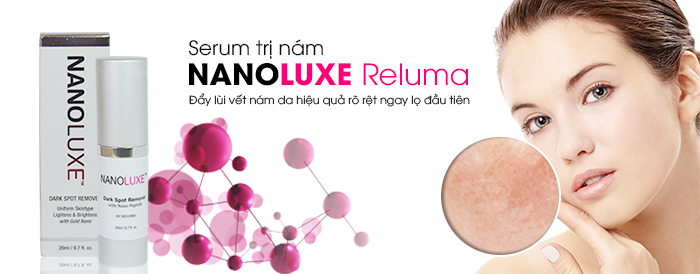 Serum giúp giảm nám Nanoluxe Dark Spot Remover by Reluma