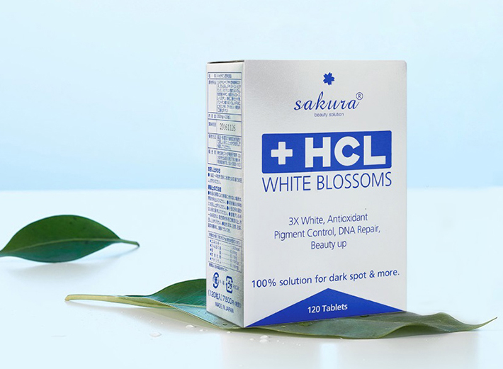 Viên uống giảm nám chuyên sâu Sakura HCL White Blossoms EX