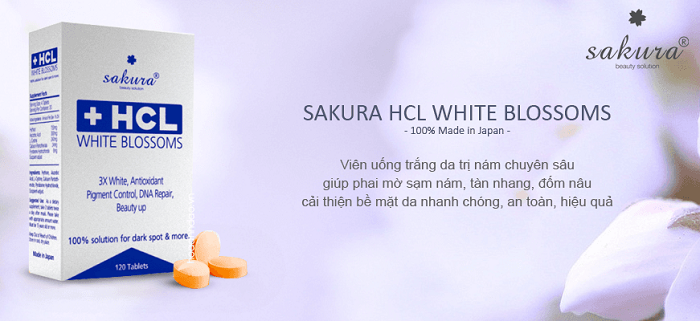 Viên Uống Sakura HCL White Blossom