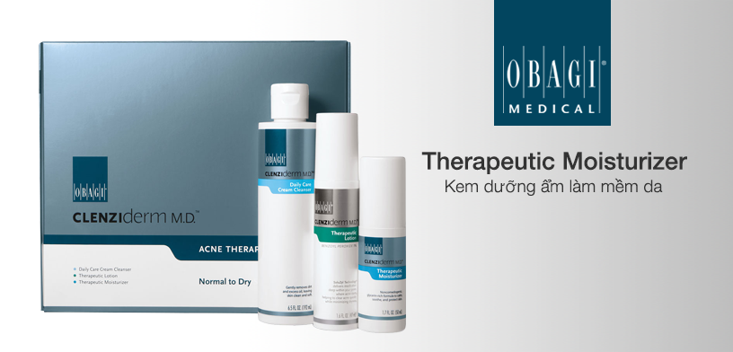 Bộ sản phẩm giảm mụn mạnh mẽ cho da khô Obagi Clenziderm Dry Set