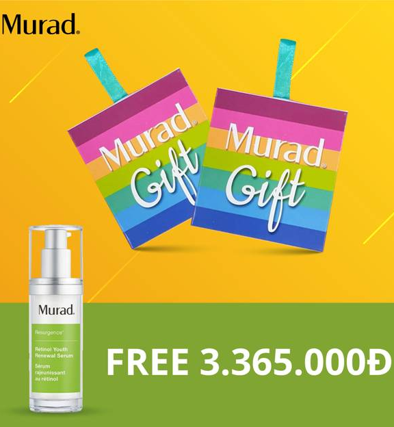 Bộ xóa nhăn retinol, nâng cơ vùng da mặt và mắt Murad