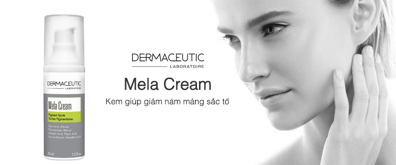 Kem giúp giảm nám mảng sắc tố Dermaceutic Mela Cream