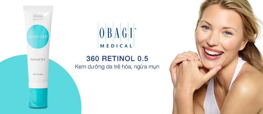 Kem dưỡng da trẻ hóa, ngừa mụn Obagi 360 Retinol 0.5
