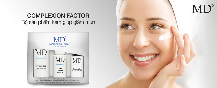 Bộ sản phẩm kem giúp giảm mụn MD Complexion Factor 