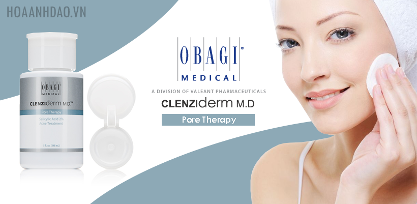 Nước hoa hồng cho da dầu mụn Obagi Clenziderm M.D Pore Therapy
