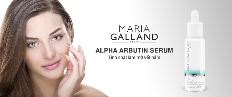 Tinh chất làm mờ vết nám Maria Galland Alpha Arbutin Serum D-521
