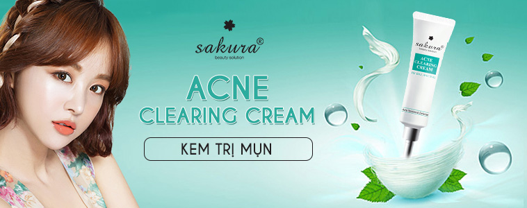 sakura acne clearing cream