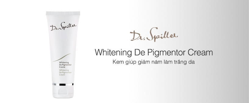 Kem giúp giảm nám làm trắng da Dr Spiller Whitening De Pigmentor Cream