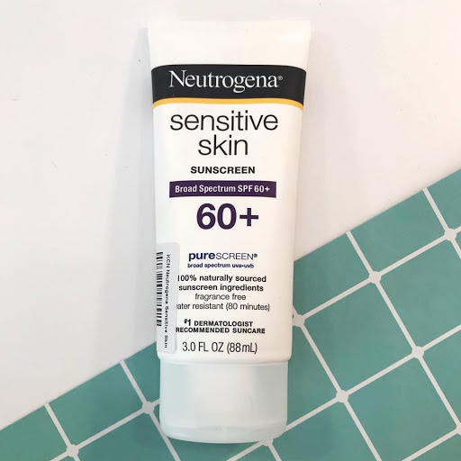 Neutrogena Sensitive Skin Sunscreen- 5 loại kem chống nắng vật lý cho bà bầu đáng mua nhất năm 2020