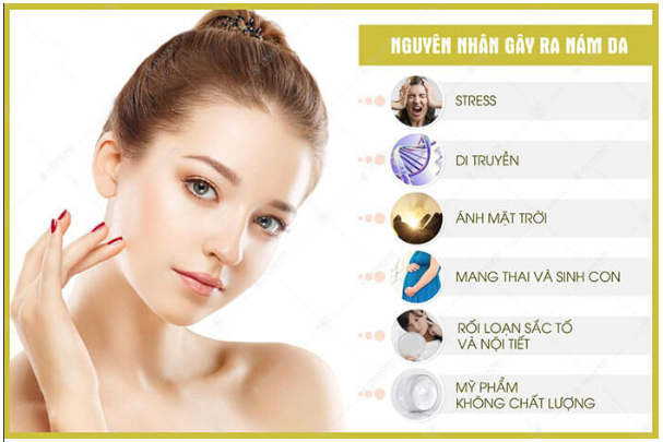 Nguyên nhân gây ra nám da