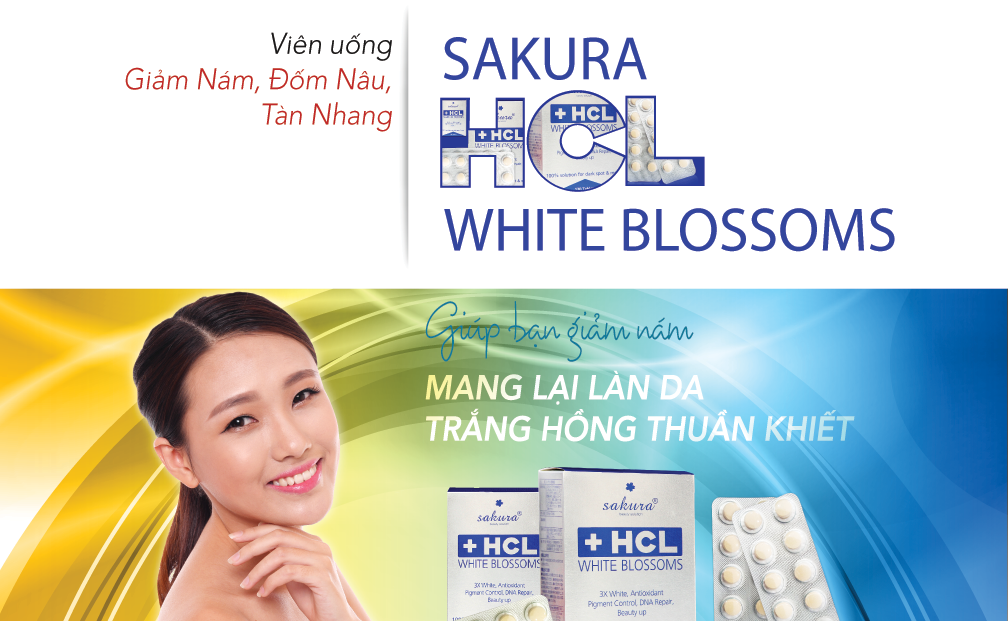 Viên Uống Trị Nám Sakura HCL White Blossom  15