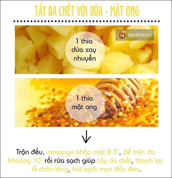 “Đẹp hết hồn” từ đầu đến chân với công thức từ dứa
