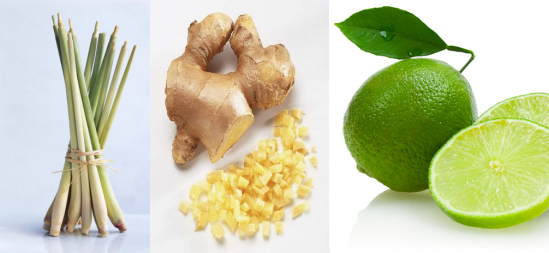 Xông hơi 1 tuần 2 lần với sả - chanh - gừng, mụn hết sạch, da trắng mịn