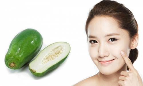 Cách 1: Mặt nạ đu đủ – sữa tươi