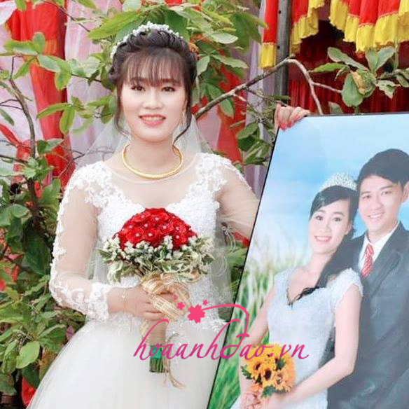 Xinh đẹp, trắng trẻo trong ngày cưới