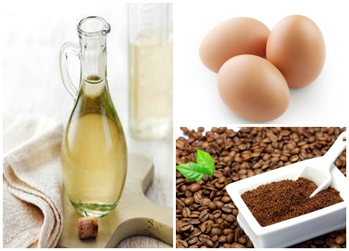 Trứng gà ngâm giấm và bột cà phê giúp giảm sạch nám và tàn nhang