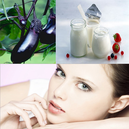 Xóa sạch tàn nhang bằng cá tím và sữa chua