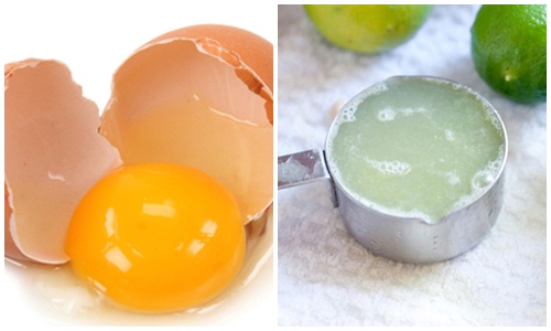 Trứng gà và chanh giúp giảm sạch nám và tàn nhang