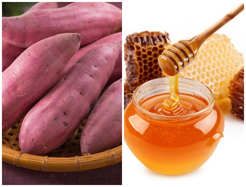 Mặt nạ khoai lang và mật ong