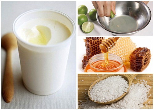 Mặt nạ sữa chua – nước cốt chanh – mật ong