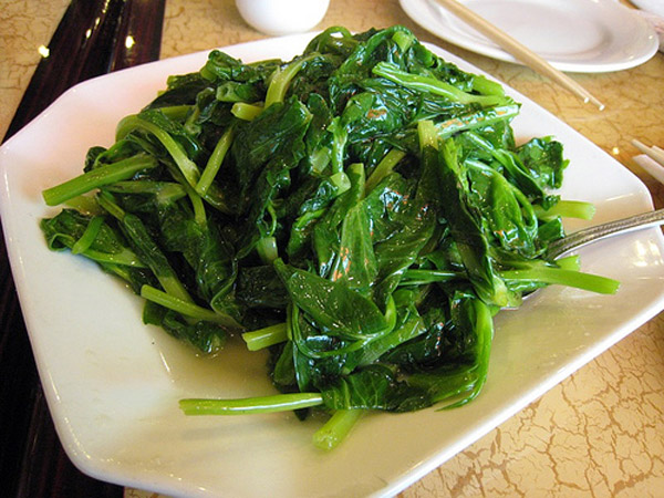 Các món ăn từ rau xanh