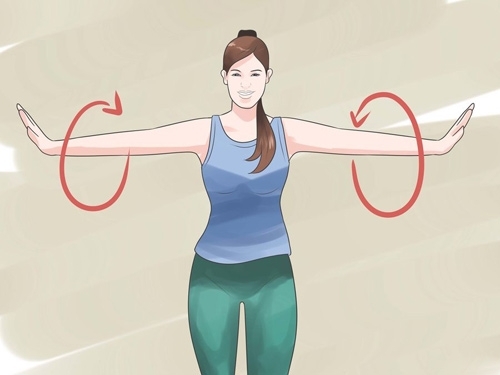 Xoay tròn cánh tay: