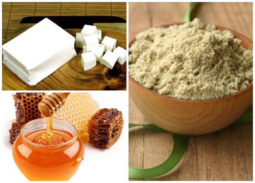 Sử dụng mặt nạ đậu phụ – mật ong