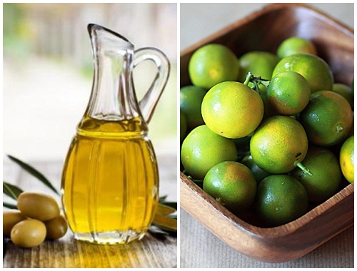 Mặt nạ quất – dầu oliu