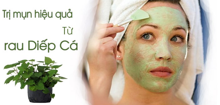 Diếp cá + củ cải trắng giảm nám da hiệu quả