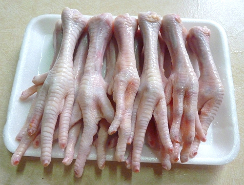 Chân gà hầm đu đủ xanh