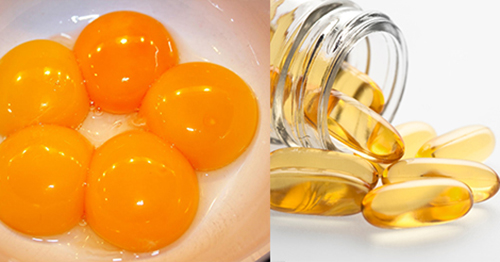 Cách 1: Trứng gà + vitamin E