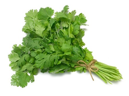 Sử dụng nước ép rau mùi