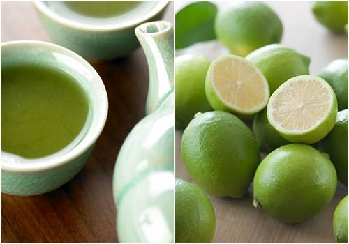  Giảm cân cùng trà xanh với chanh