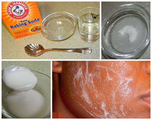 Làm trắng bằng rượu và baking soda