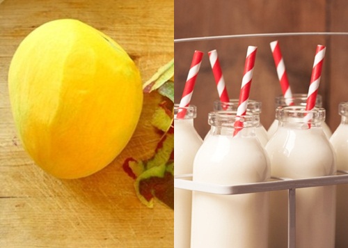 Công thức 3: Mặt nạ dưỡng da trắng sáng bằng xoài