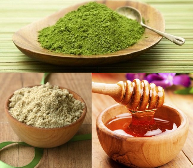 Trị hiệu quả cao nám, tàn nhang với mặt nạ bột trà xanh, cám gạo, mật ong