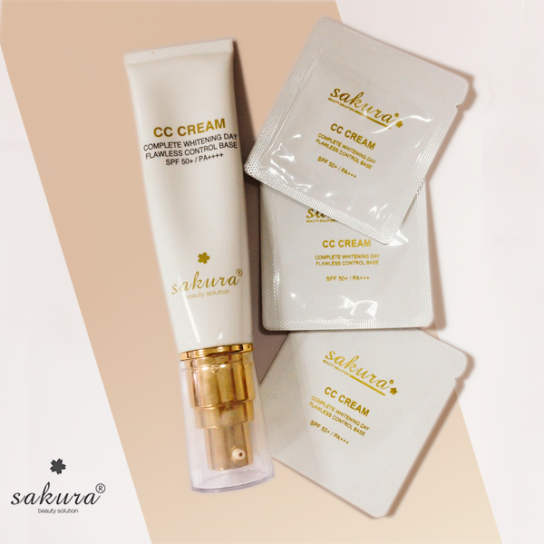 kem trang điểm sakura cc cream