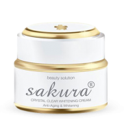 Kem dưỡng trắng da chống lão hóa Sakura Crystal Clear Whitening Cream Anti-Aging & Whitening