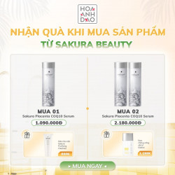 Serum dưỡng trắng da chống lão hóa tinh chất nhau thai cừu Sakura Placenta COQ10 serum