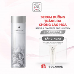 Serum dưỡng trắng da chống lão hóa tinh chất nhau thai cừu Sakura Placenta COQ10 serum